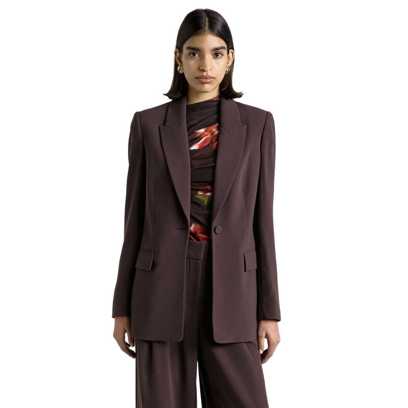 Cue Crepe Boyfriend Blazer image number 0